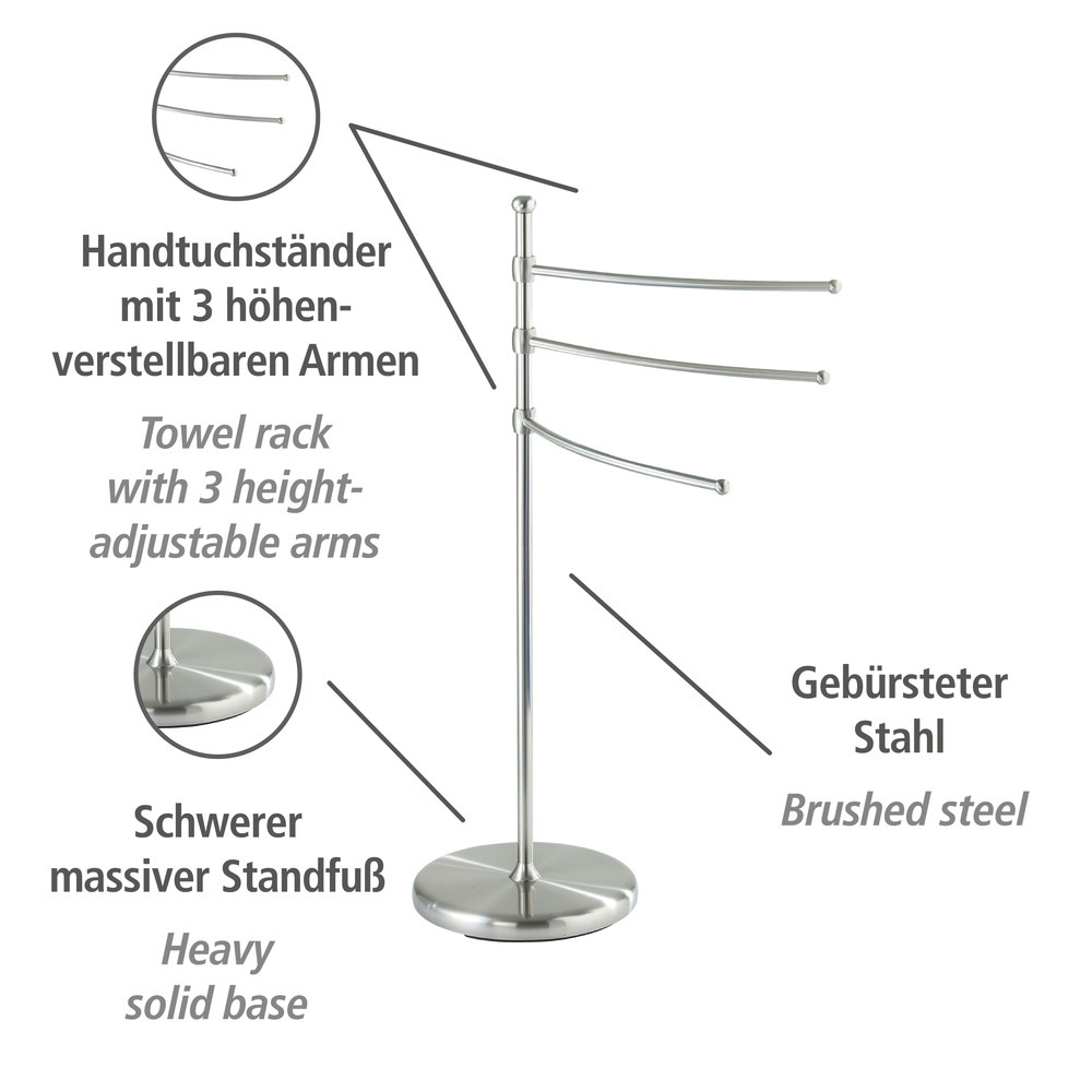 Handtuchständer Mod. Adiamo mit 3 Armen  Kleiderständer