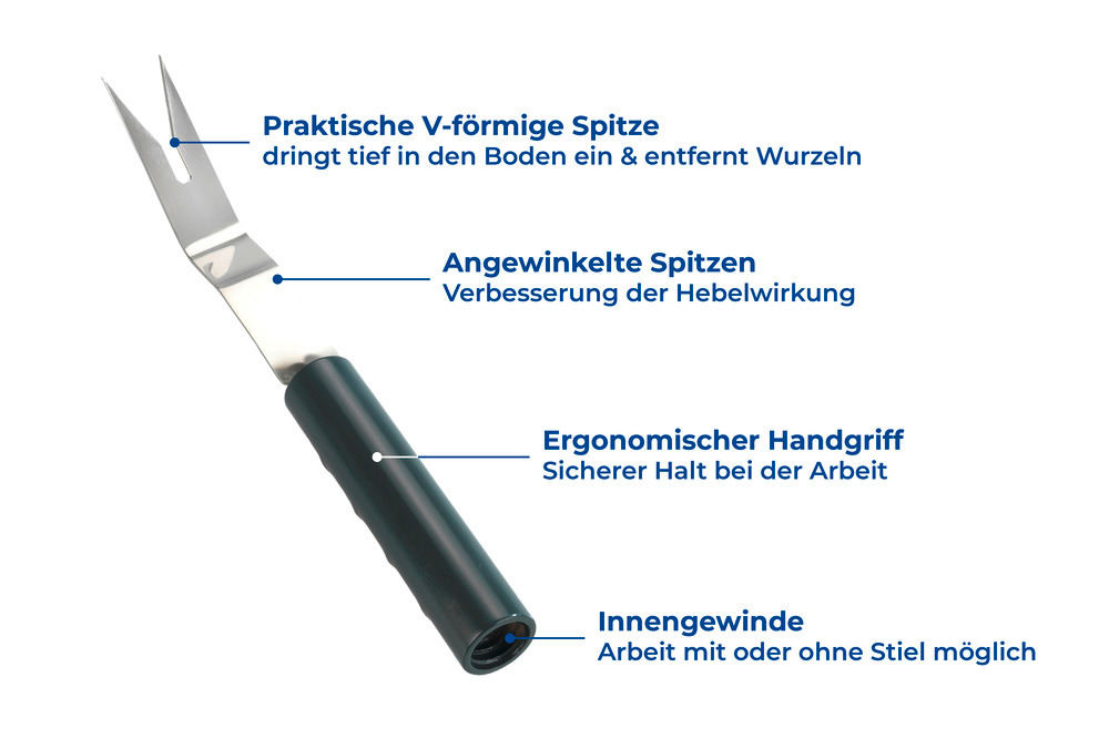 Unkrautstecher mit Teleskopstiel  Unkraut-Entferner