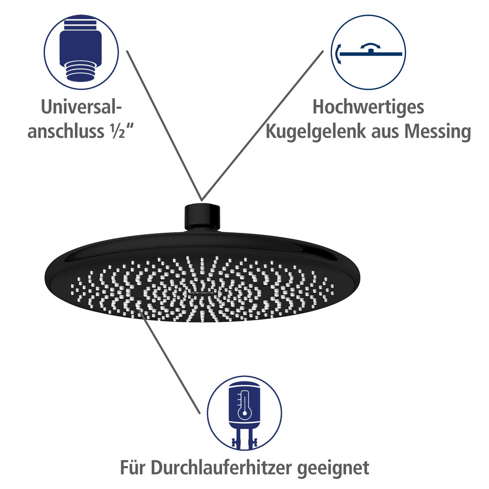 Regenduschkopf Watersaving  Ø 22,5 cm