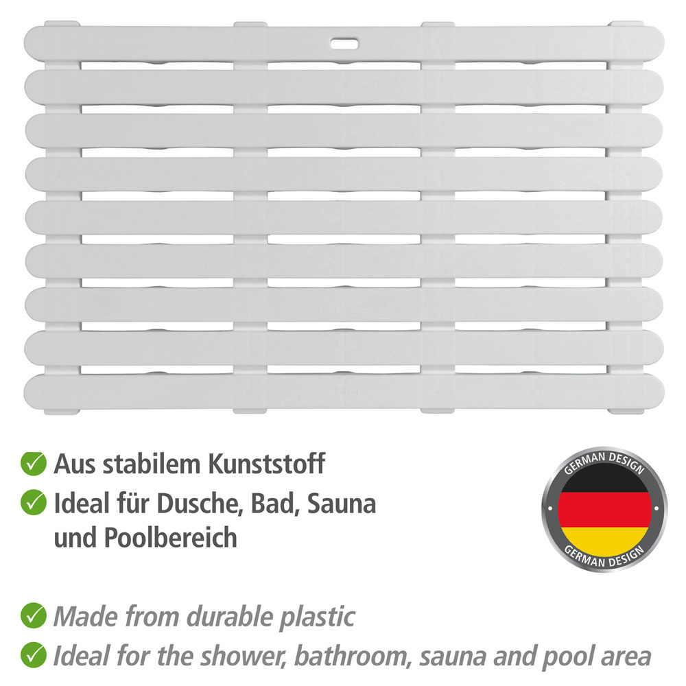 Badematte Indoor & Outdoor Weiß  50 x 80 cm