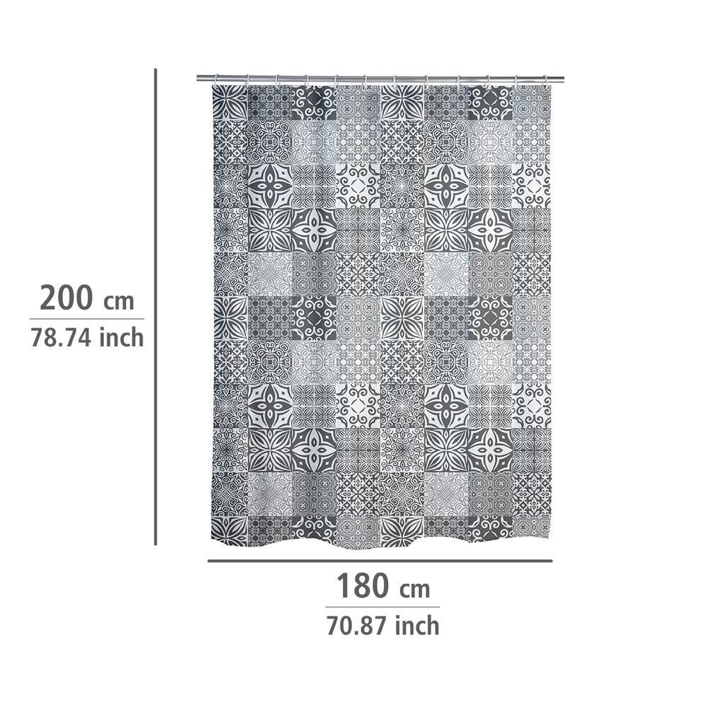 Duschvorhang Mod. Portugal  Polyester, 180 x 200 cm, waschbar