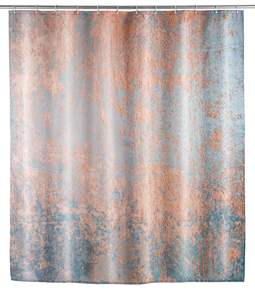 Anti-Schimmel Duschvorhang Mod. Agate  Textil (Polyester), 180 x 200 cm, wasserabweisend, waschbar