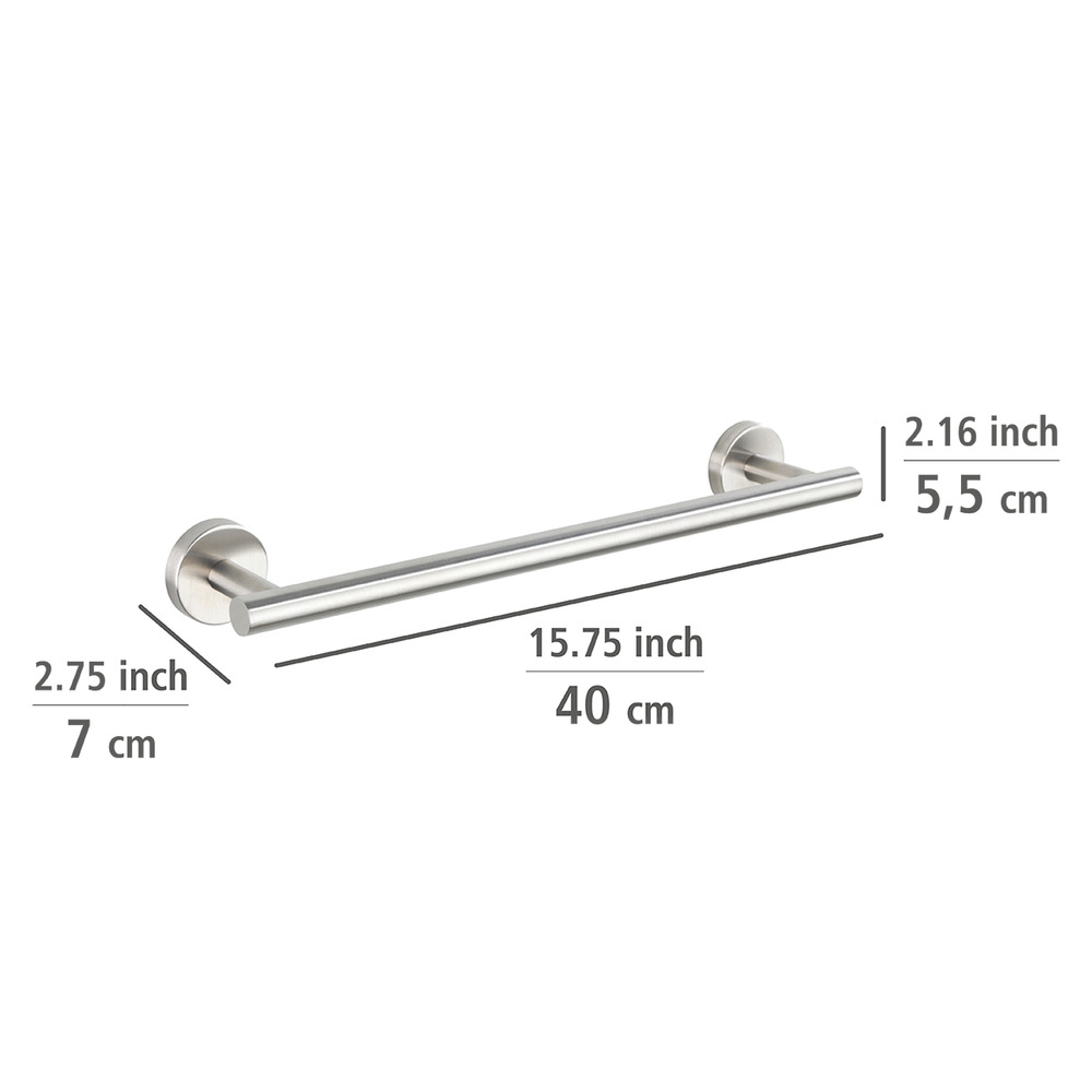 Badetuchstange Mod. Bosio Edelstahl Matt  rostfrei, 40 cm