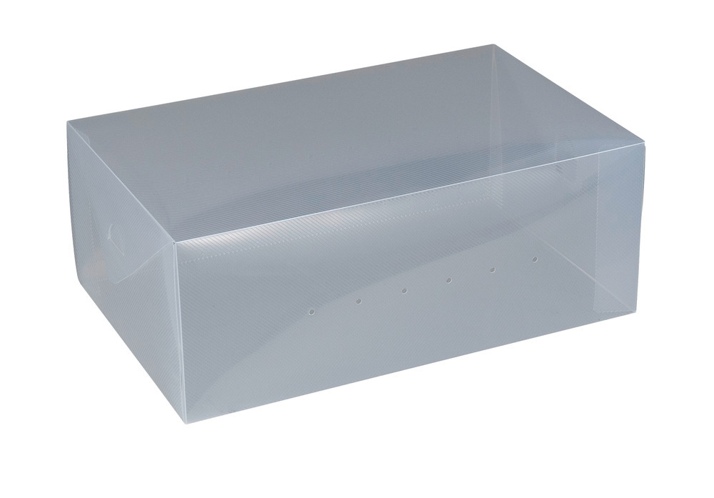 Aufbewahrungsbox f  , transparent