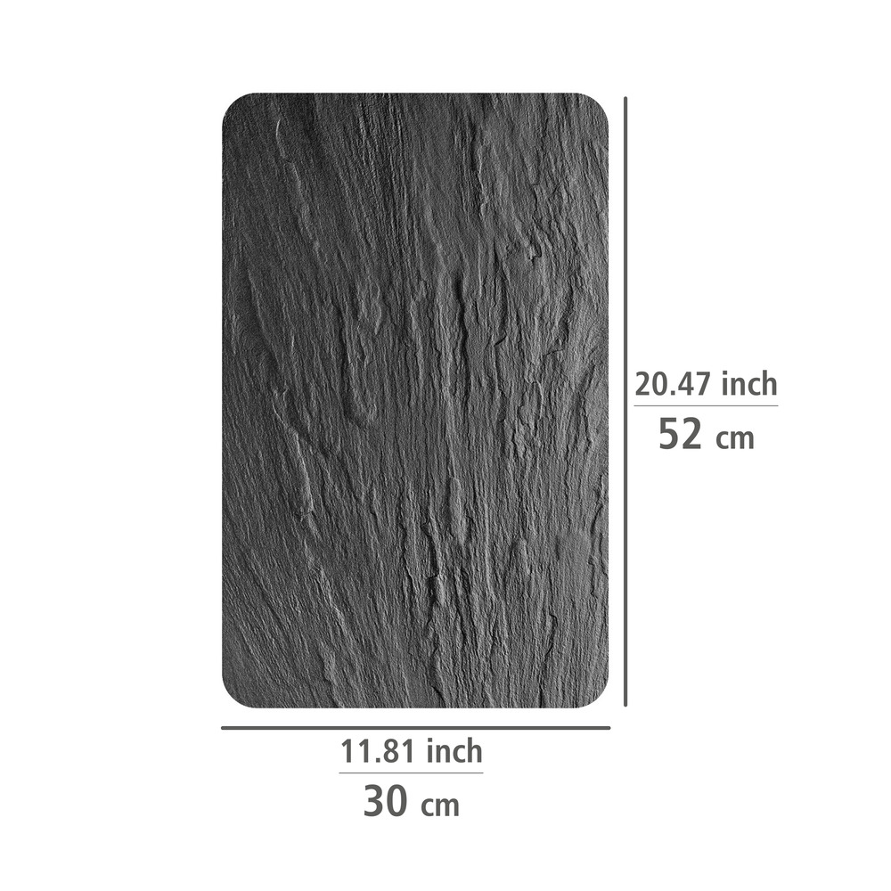 Glasabdeckplatte Universal Schiefer, 2er Set  für alle Herdarten