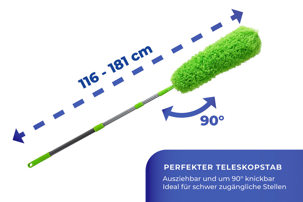 Teleskop-Staubwedel  ausziehbar von 116-181 cm