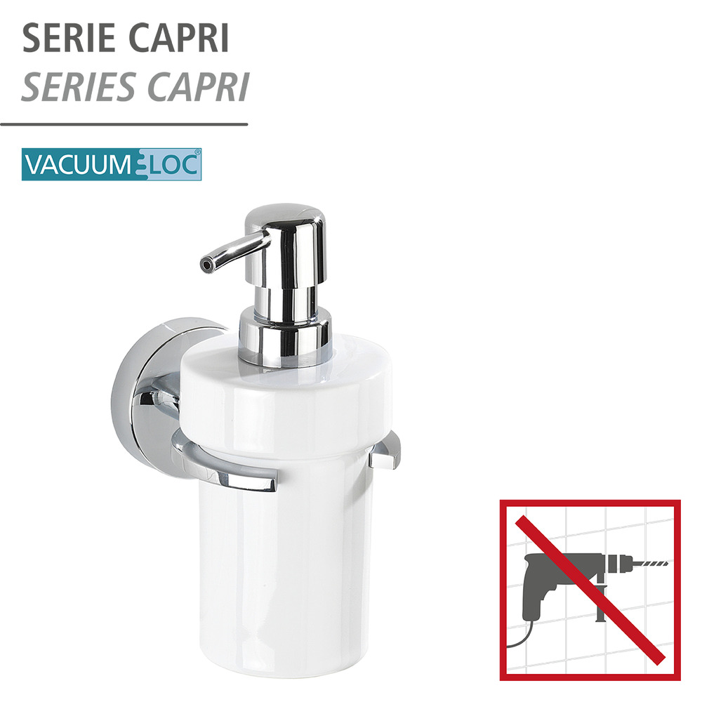 Vacuum-Loc® Seifenspender Mod. Capri  Befestigen ohne bohren