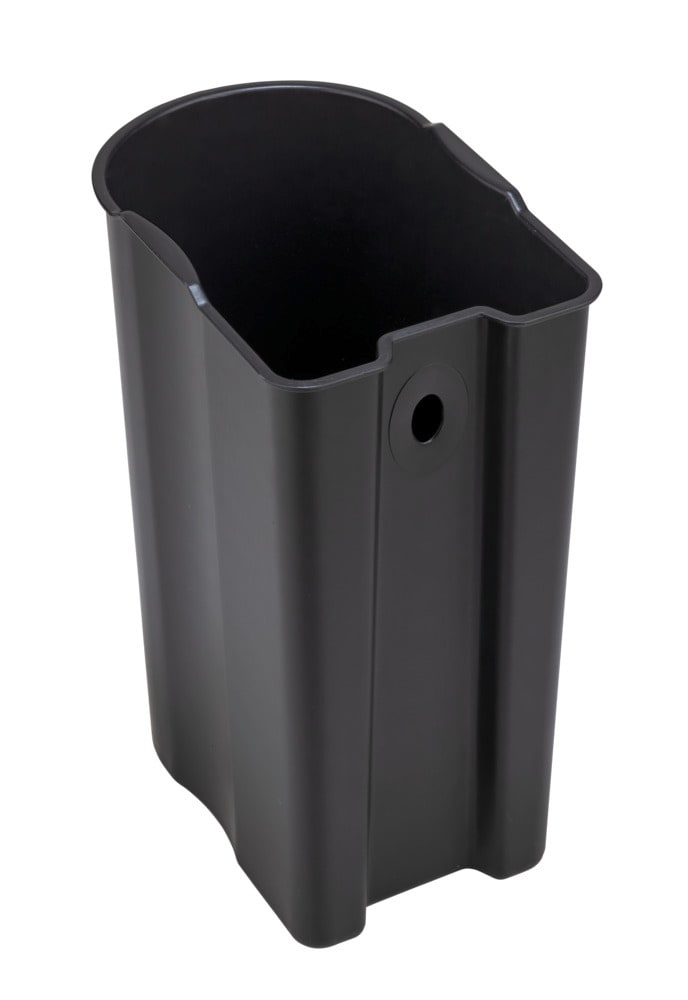 Treteimer Mod. LARA, 10L, edelstahl, satiniert, 31x39x18 cm easy-close Absenkautomatik integriert Treteimer Mod. LARA, 10L, edelstahl, satiniert, 31x39x18 cm easy-close Absenkautomatik integriert
