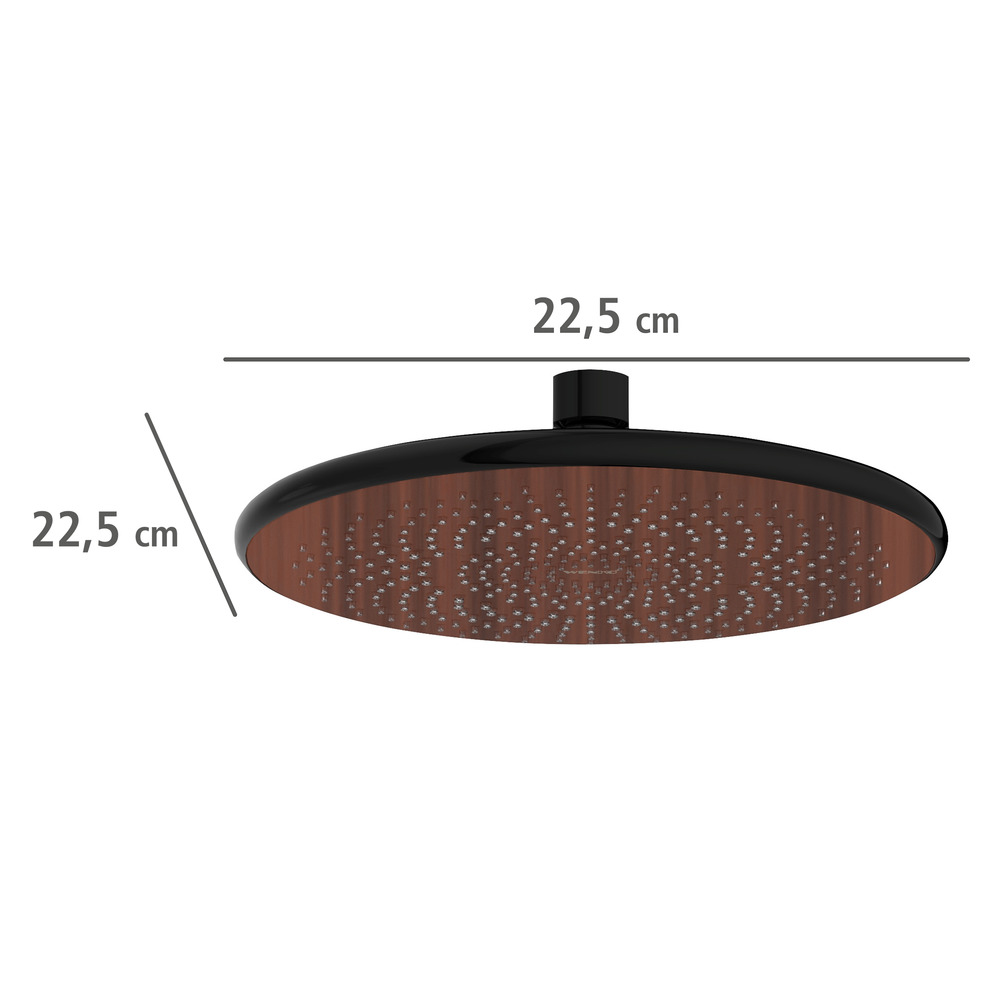 Regenduschkopf Watersaving Wood  Ø 22,5 cm