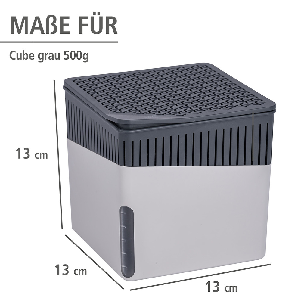 Raumentfeuchter Mod. Cube 500 g grau  Luftentfeuchter