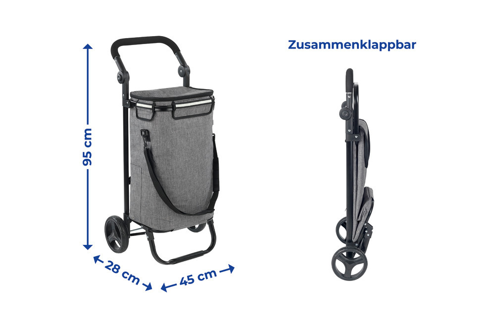 Einkaufs-TROLLEY Thermo & Comfort  Trolley mit abnehmbarer Innentasche