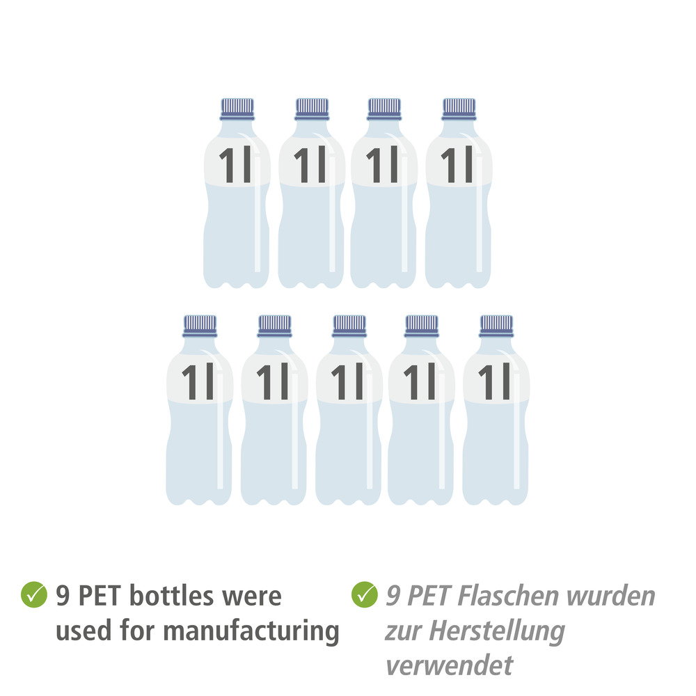 Wäschetruhe Mod. Ecori  FSC®-zertifizierter Bambus, recyceltes Polyester