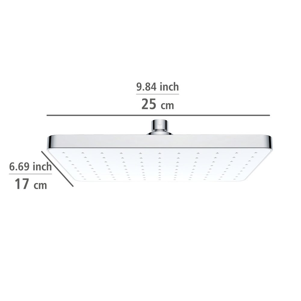 Regenduschkopf Automatic Cleaning  mit automatischem Reinigungssystem