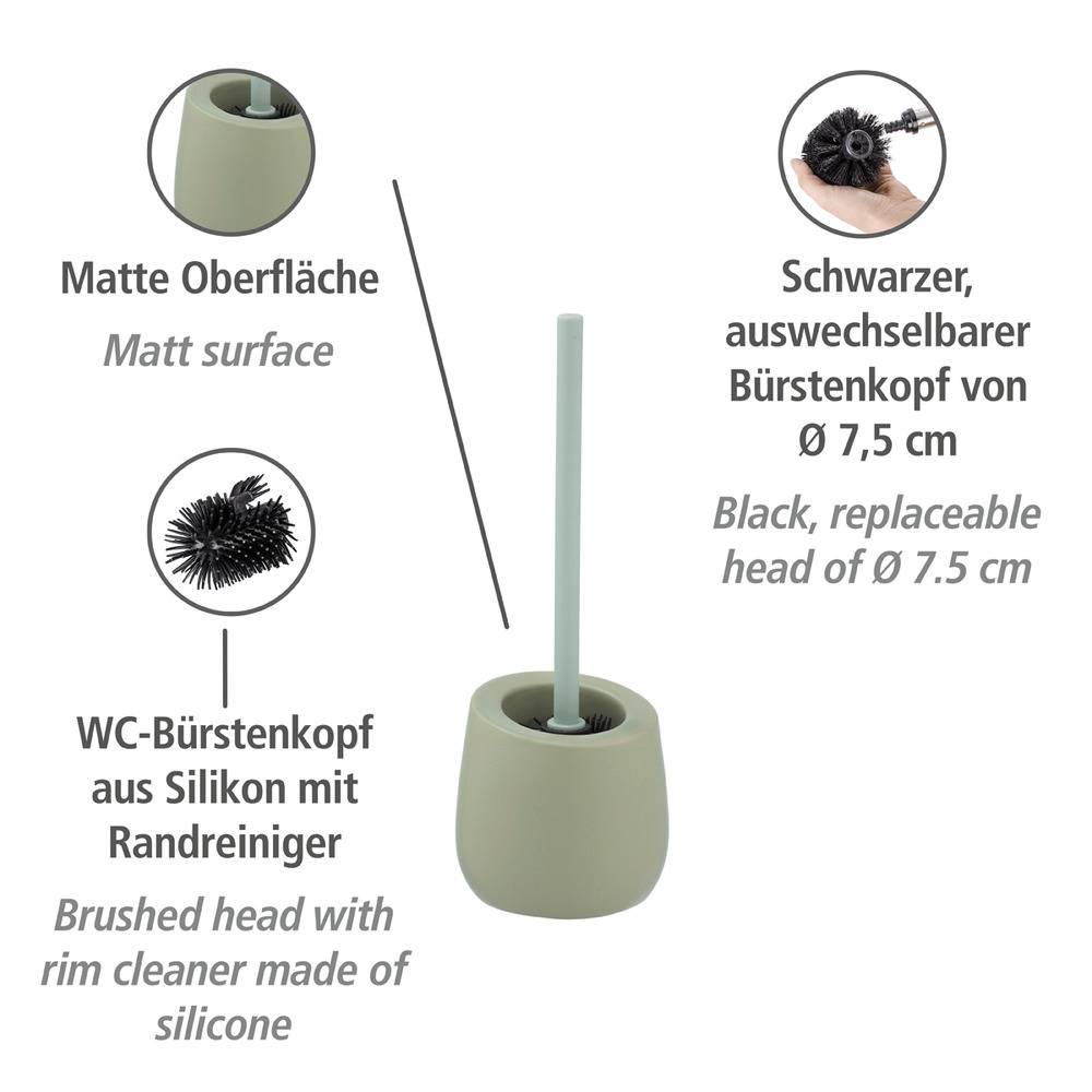 WC-Garnitur Mod. Badi Lindgrün  hochwertige Keramik