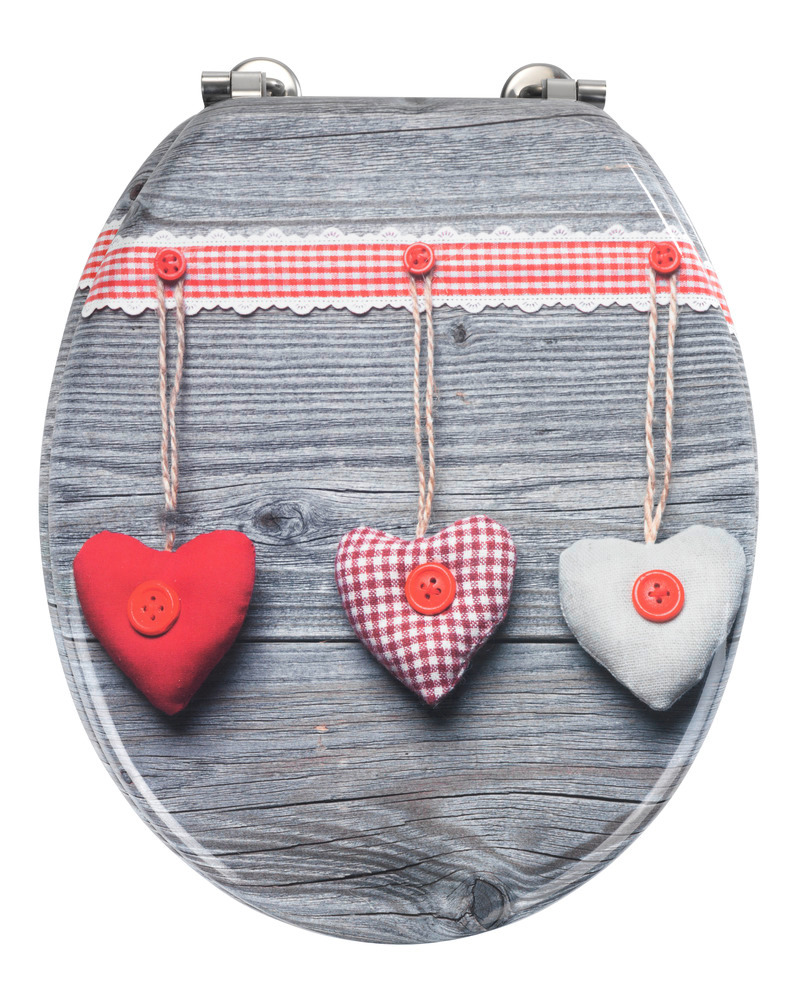 WC-Sitz Bavarian Hearts  MDF