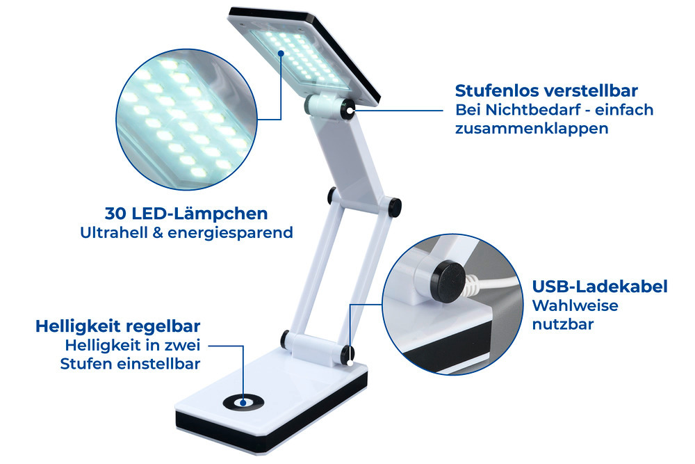 LED Lampe  faltbar