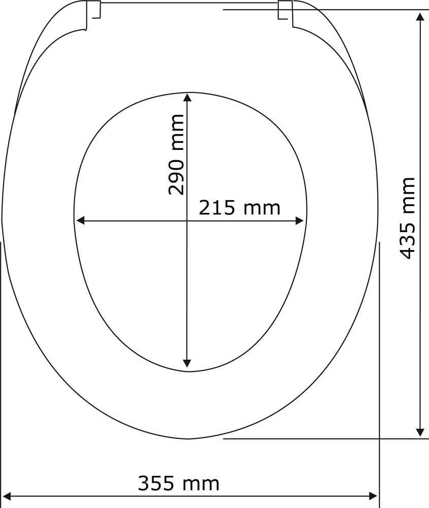 Premium WC-Sitz Mod. Santana  Duroplast weiß, mit Absenkautomatik