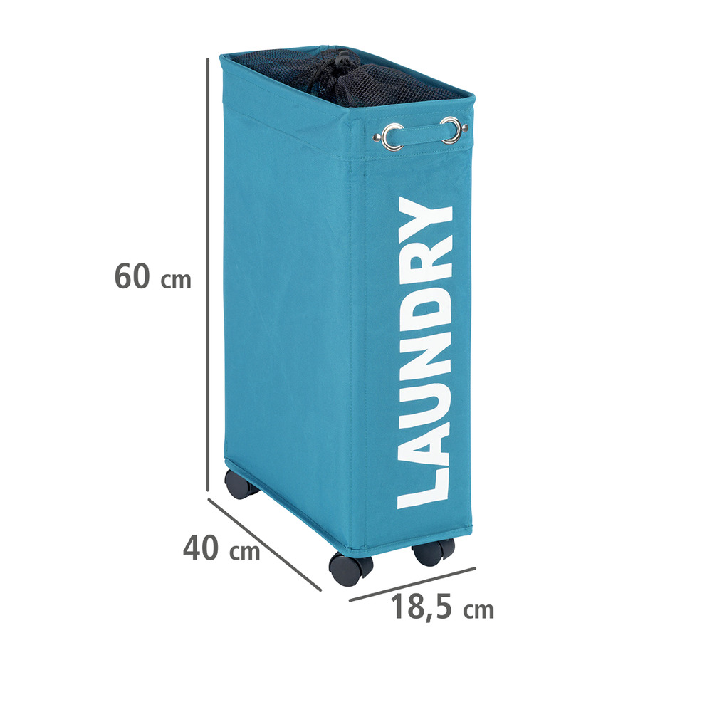 Wäschesammler Mod. Corno Petrol  Wäschekorb, 43 l