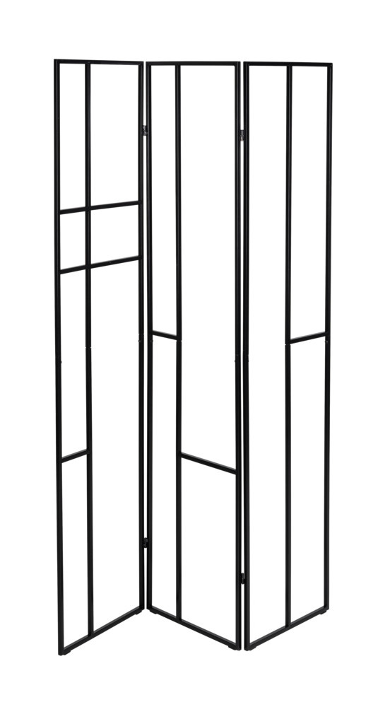 Paravent Mod. Shakti Schwarz  120 x 170 cm