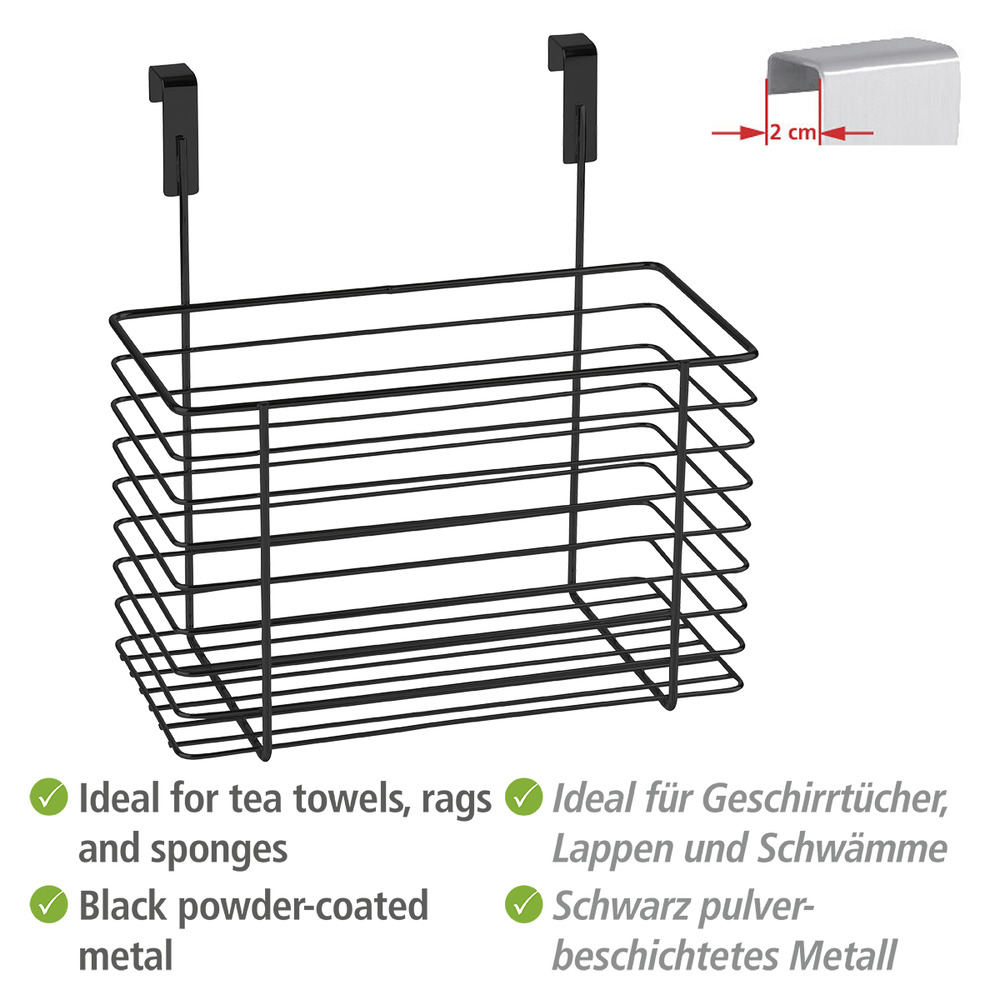 Einhängekorb Groß Schwarz  Schwarz