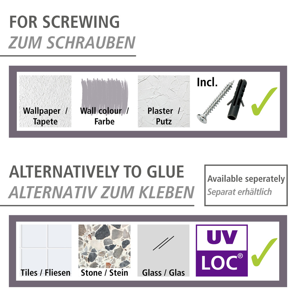 Edelstahl Eckablage Mod. Trestina Schwarz  hochwertiger Rostschutz 