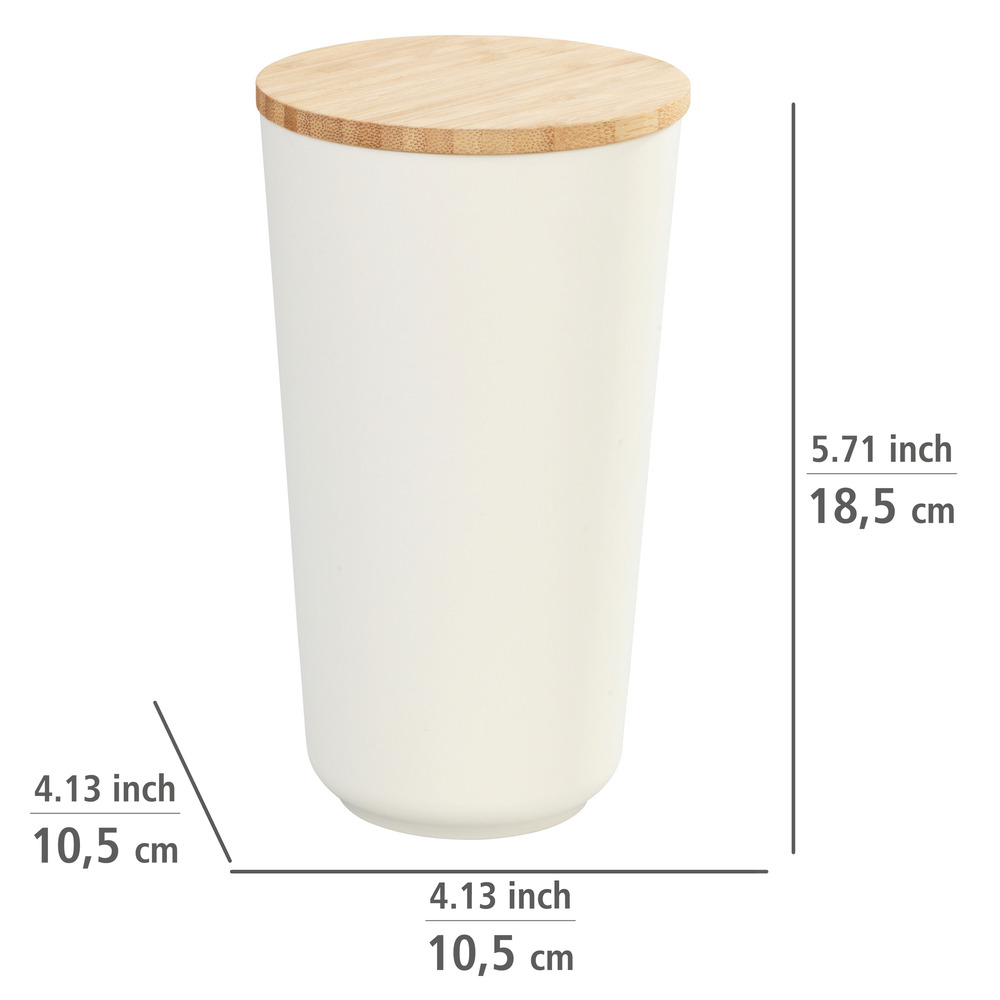 Aufbewahrungsdose PLA Plaia 0,95 L  Vorratsdose mit Bambusdeckel