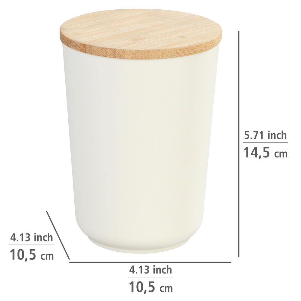 Aufbewahrungsdose PLA Plaia 0,7 L  Vorratsdose mit Bambusdeckel