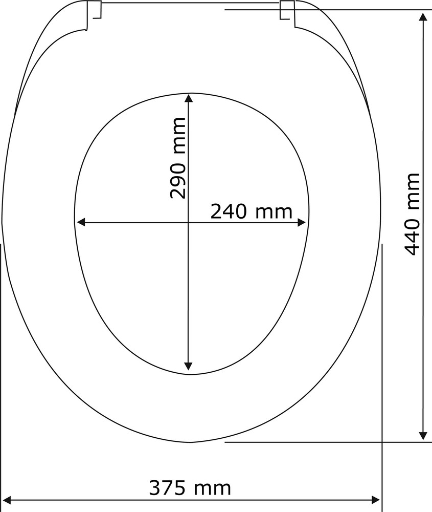 WC-Sitz Mod. Affe  Duroplast