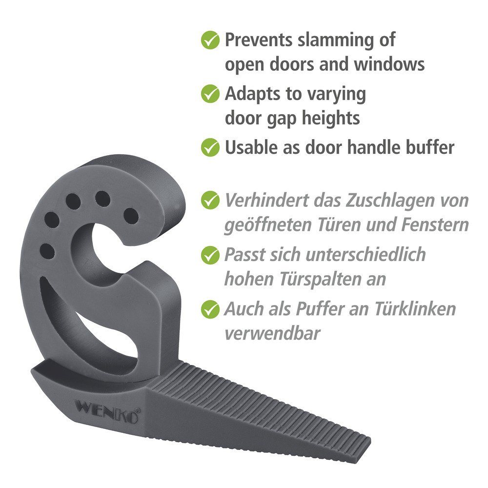 Multi-STOP® Anthrazit, 4er Set  Klemmschutz