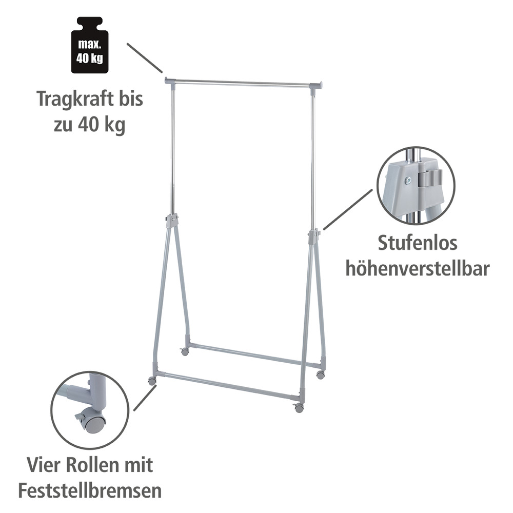 Kleiderständer klappbar  höhenverstellbar