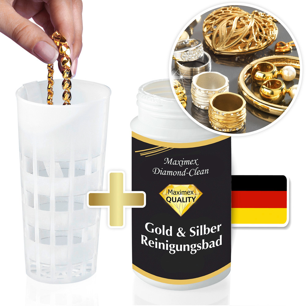 Mod. Diamond Clean Gold- & Silber Reinigungsbad  Schmuckreiniger