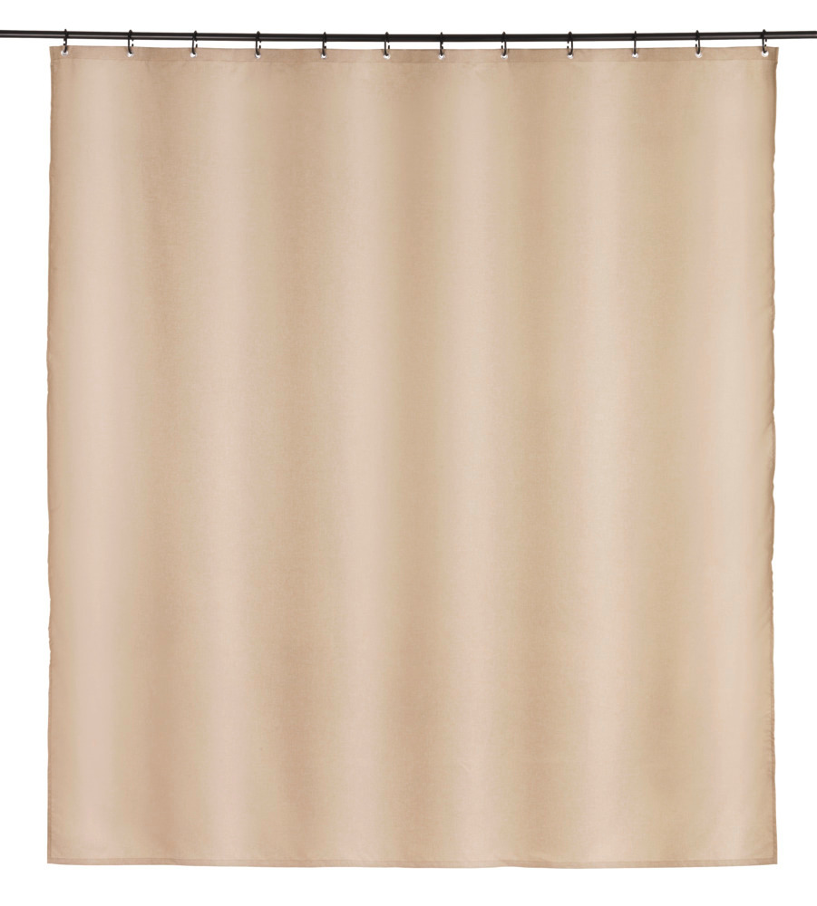 Duschvorhang Mod. Mayour Beige  inkl. Duschvorhangringe