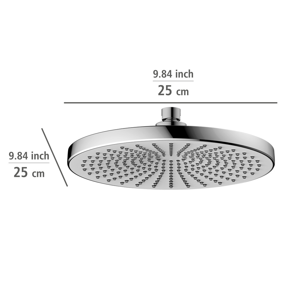 Regenduschkopf Ultimate Shower Chrom/Weiß  Ø 25 cm