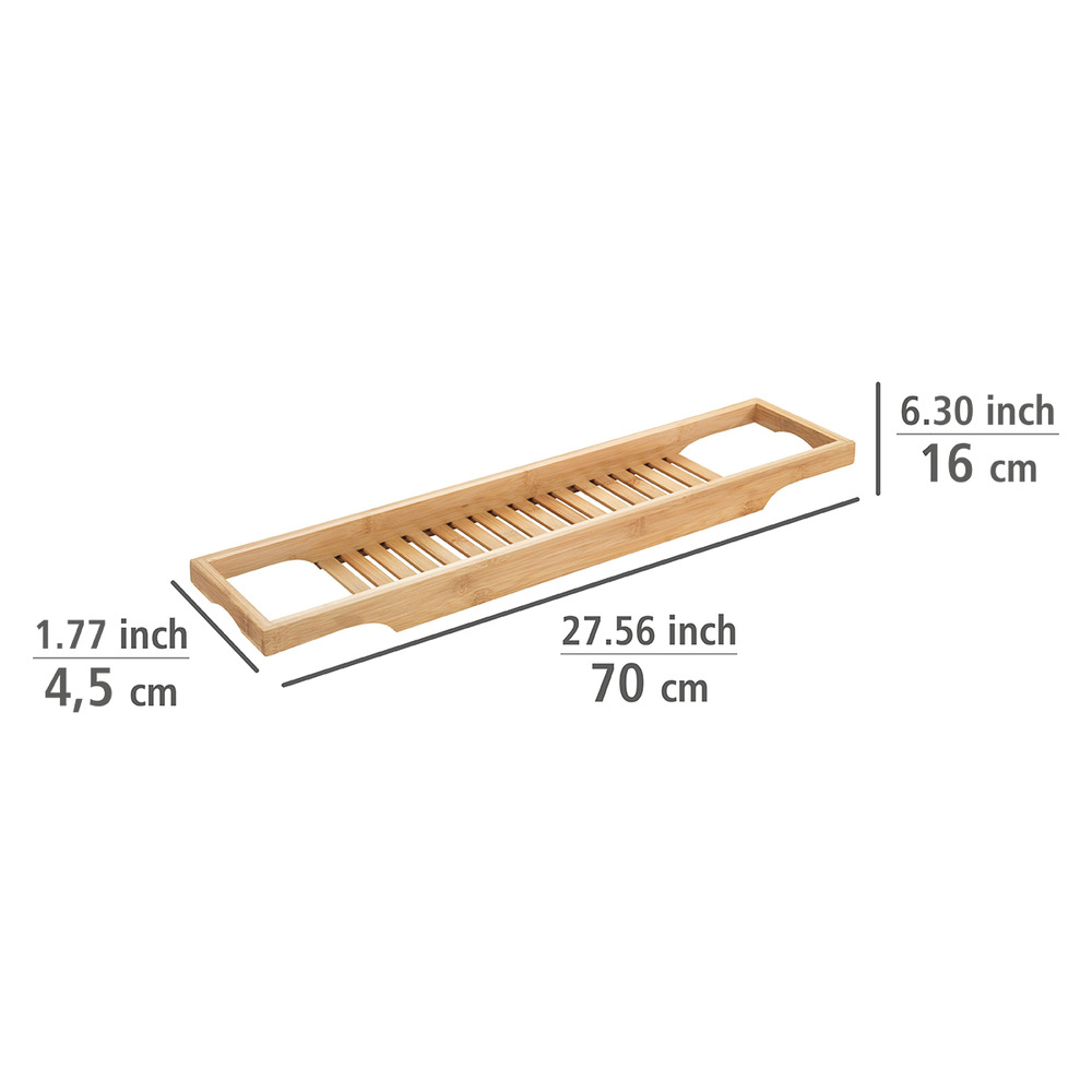 Badewannenablage Mod. Bambusa aus Bambus  Badewannenbrücke