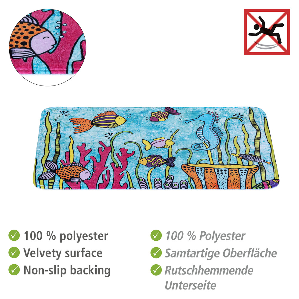 Badematte Rollin'Art Ocean Life  45 x 70 cm