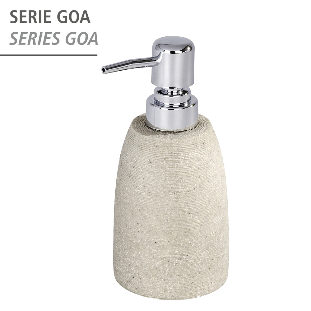 Seifenspender Mod. Goa Beige  Füllmenge 210 ml