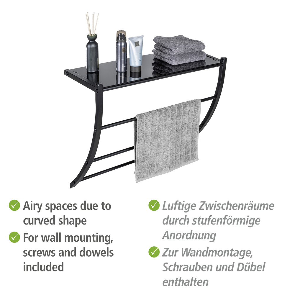 Wandregal Mod. Tarderia  Ablage aus Glas