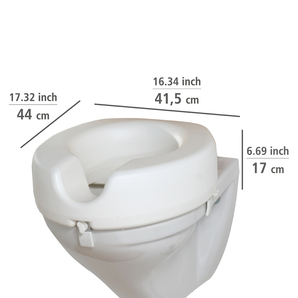 WC Sitz-Erhöhung Mod. Secura  150 kg Tragkraft