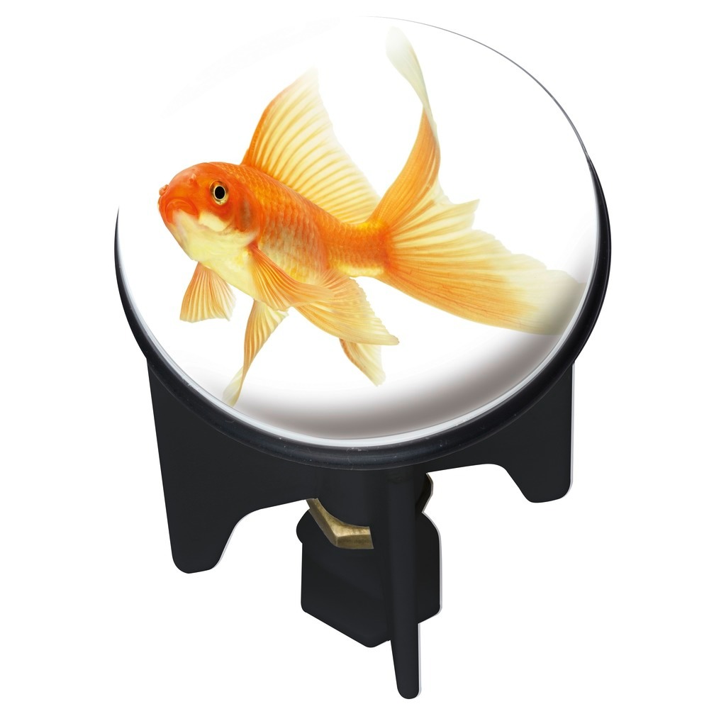 Waschbeckenstöpsel Pluggy® Mod. Fish  für alle handelsüblichen Abflüsse