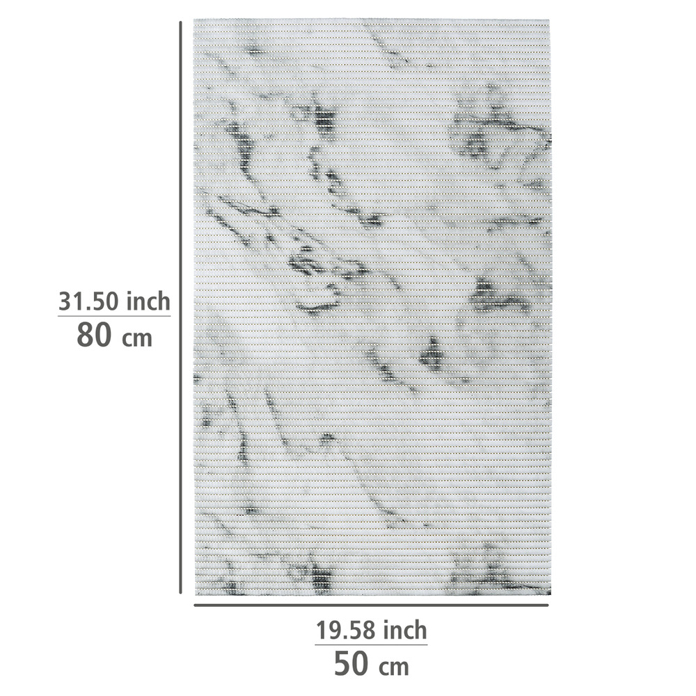 Badematte Mod. Marmor, 50 x 80 cm  Weichschaummatte