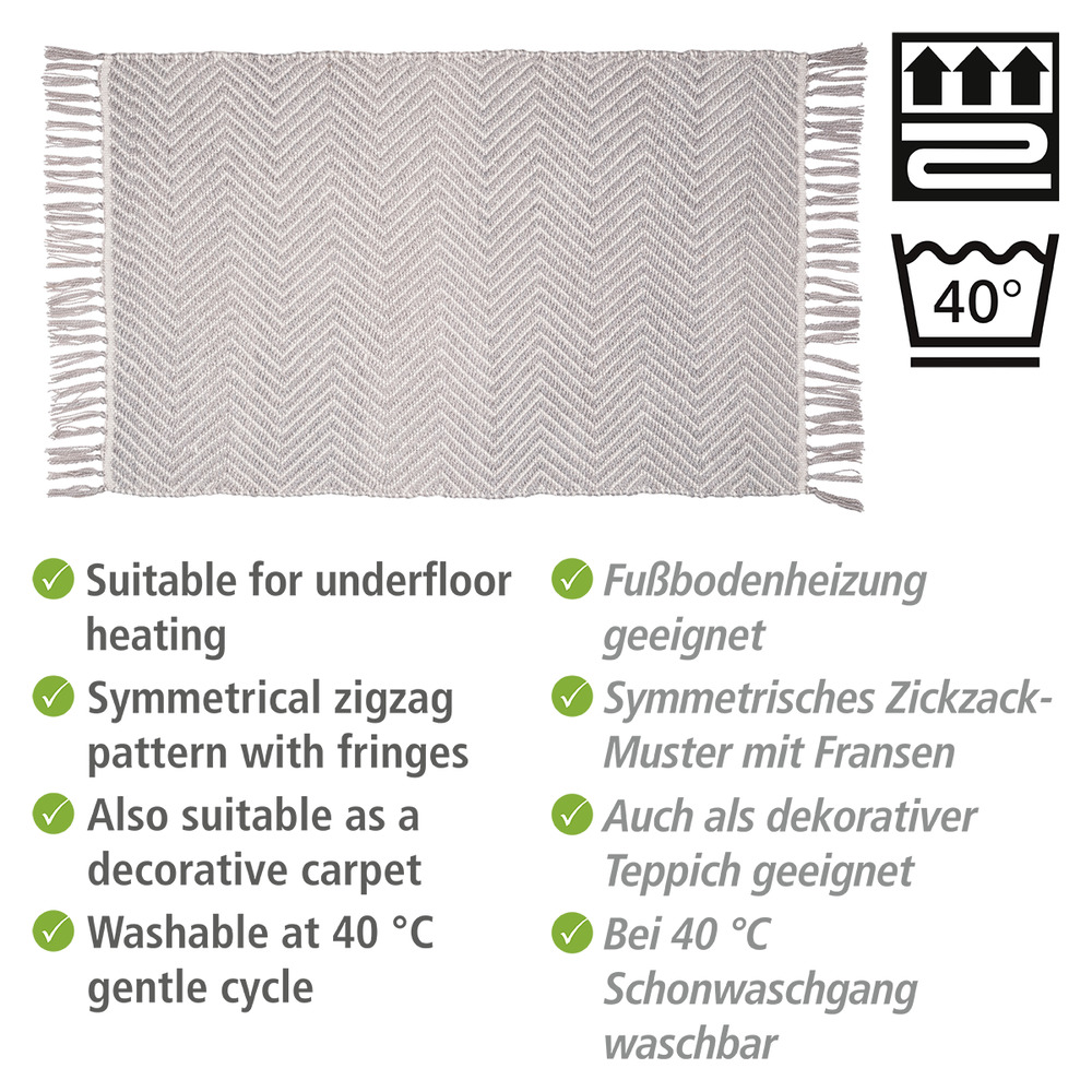 Badematte Gata  hergestellt aus recycelten PET-Flaschen (100 % Polyester)