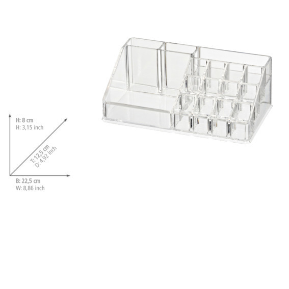 Kosmetik Organizer Mod. Femme, 16 Fächer  mit 16 Aufteilungen