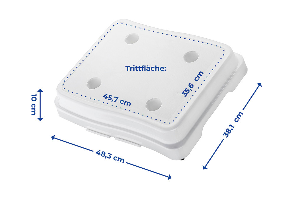 Bad-Stufe 1er  38,1 x 48,3 x 10 cm