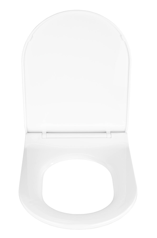 Premium WC-Sitz Mod. Habos  Thermoplast weiß, mit Absenkautomatik