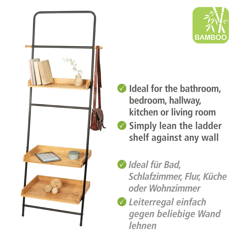 Standregal Mod. Loft  Wohnregal, Badezimmerregal aus Bambus