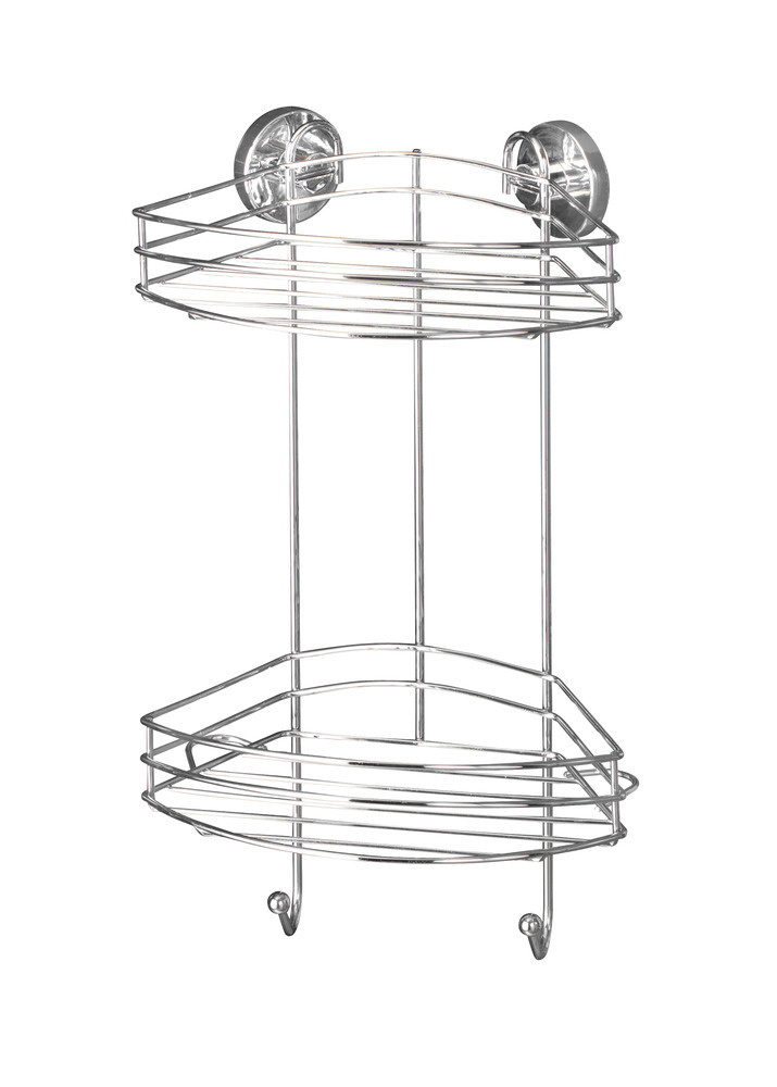 Vacuum-Loc® Eckregal 2 Etagen  Befestigen ohne bohren