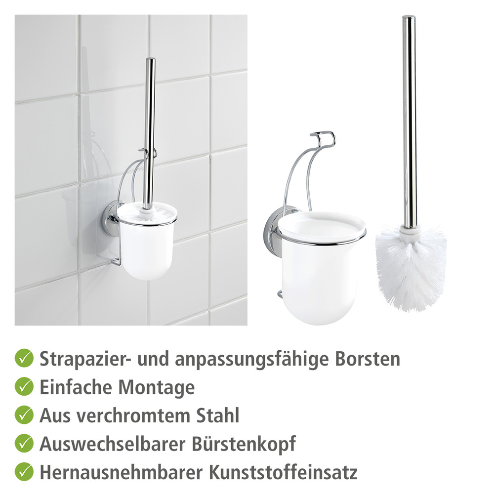 Vacuum-Loc® Wand WC-Garnitur Mod. Milazzo  Befestigen ohne bohren