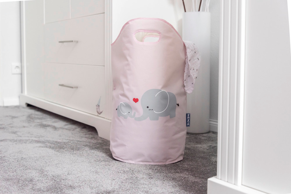 Wäschesammler Mod. Kids Elli  Wäschekorb, 24 l, rosa